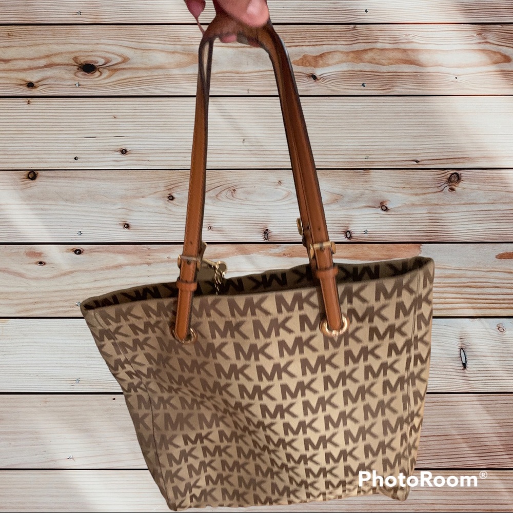 COPY - Michael Kors purse monograms tote brown